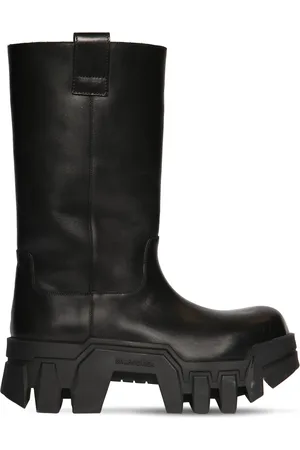 Balenciaga Botas Combat Bulldozer De Piel 80mm