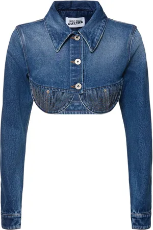 Jean Paul Gaultier Chaqueta Bolero De Denim