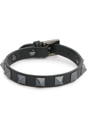 VALENTINO GARAVANI Brazalete Rockstud De Piel