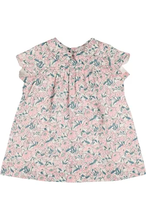 BONPOINT Vestido De Algodón Estampado