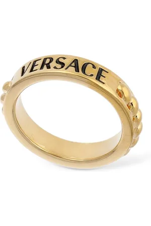VERSACE Detalle De Anilla Con Logo