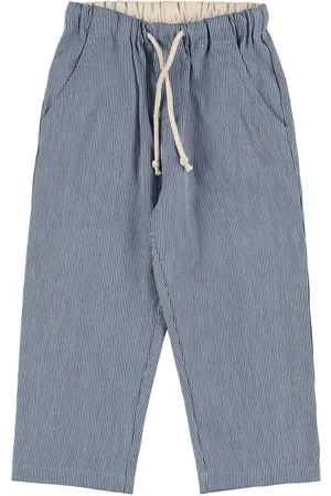 Babe & Tess Pantalones De Denim A Rayas