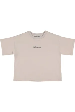 Main Story Camiseta De Jersey De Algodón Bordada
