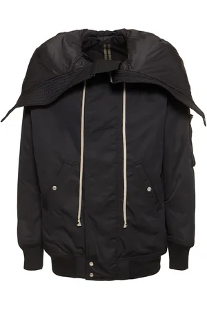 Rick Owens Chaqueta Bomber De Nylon Con Capucha