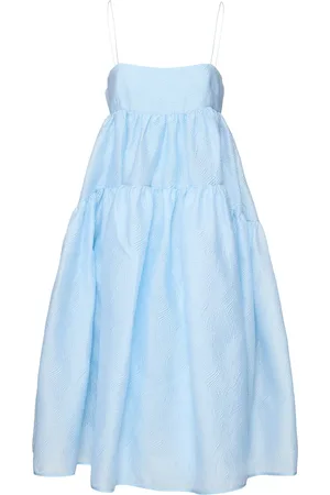 Cecilie Bahnsen Vestido Midi De Matelassé