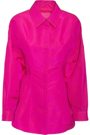 VALENTINO Vestido Camisero De Faille De Seda