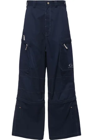 Balenciaga Pantalones De Algodón Y Techno