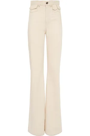 Chloé Jeans Rectos De Algodón