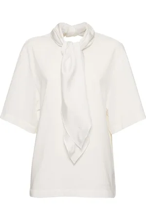 Carven Camiseta De Jersey Con Lazo