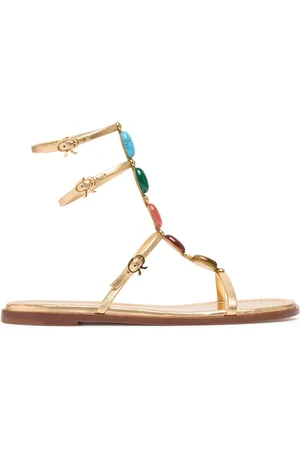 Gianvito Rossi Sandalias Planas De Piel 10mm