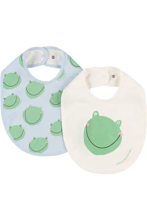 Stella McCartney Set De 2 Baberos De Algodón Estampados