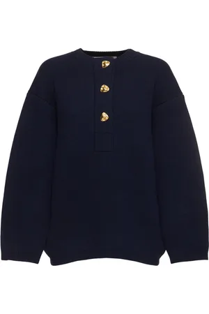 Carven Suéter De Cashmere Con Botones
