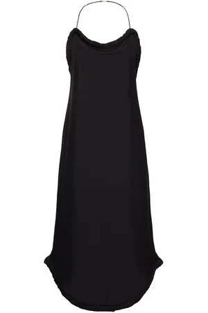 Carven Vestido Midi Halter De Seda