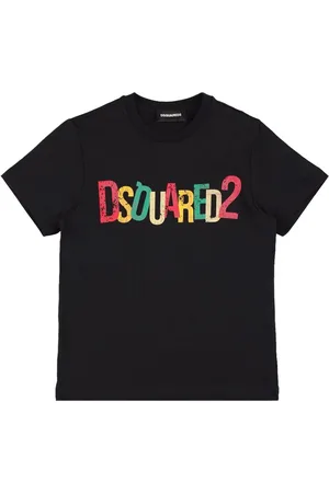 Dsquared2 Camiseta De Algodón Estampado Con Logo