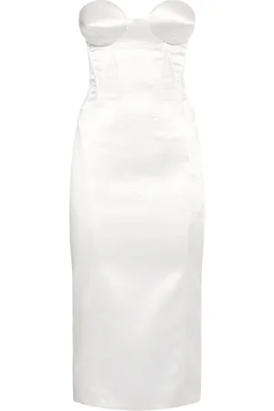 Dolce & Gabbana Vestido Midi De Satén Stretch