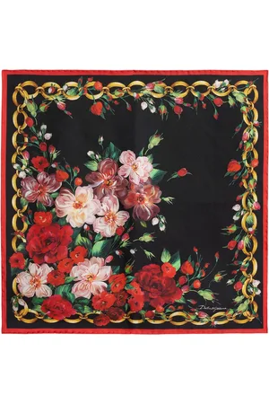 Dolce & Gabbana Pañuelo De Seda Estampada