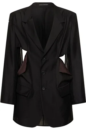 YOHJI YAMAMOTO Chaqueta Con Aberturas