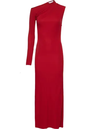 Courrèges Vestido Largo De Jersey Crepé