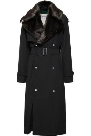 Burberry Trench De Gabardina Con Cinturón
