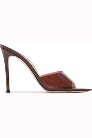 Gianvito Rossi Sandalias Mule De Plexi 105mm