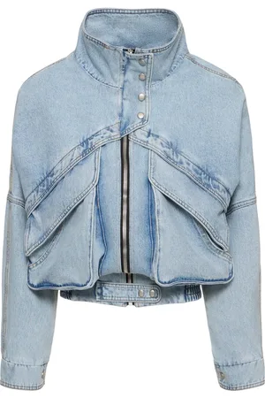 MAGDA BUTRYM Chaqueta De Denim Con Cremallera