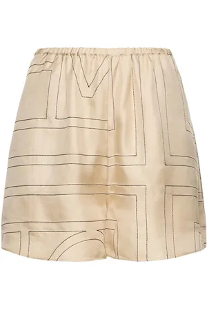 Totême Shorts De Pijama De Seda