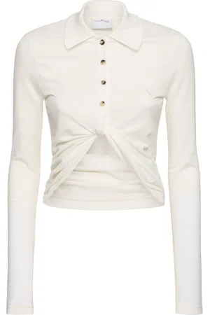 Courrèges Polo Corto De Algodón Piqué