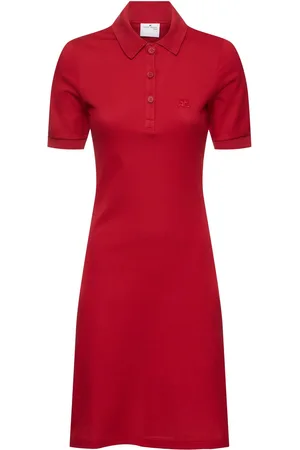 Courrèges Vestido De Polo Piqué