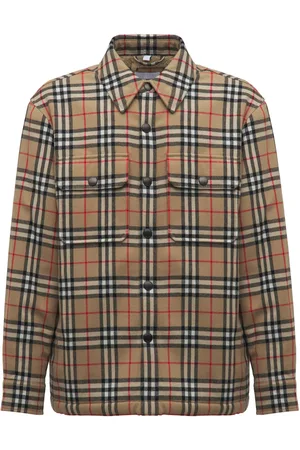 Burberry Chaqueta De Lana A Cuadros