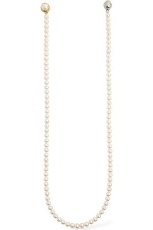 Moschino Pendientes Con Perlas Sintéticas