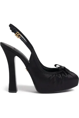 Dolce & Gabbana Sandalias Destalonadas De Satén 105mm