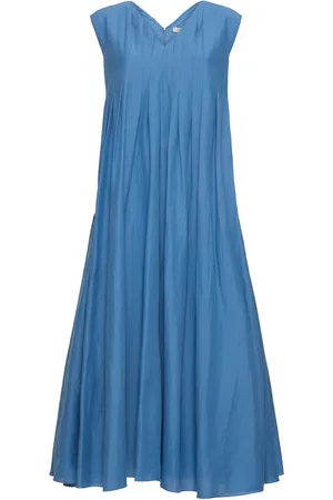 Max Mara Vestido Largo De Lona