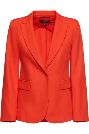 Max Mara Chaqueta De Lino Y Algodón