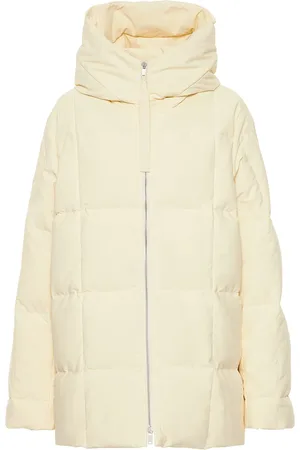 Jil Sander Chaqueta De Plumas Pespunteada Con Capucha