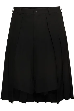 Comme des Garçons Shorts De Gabardina De Lana