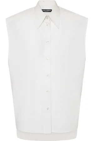 Dolce & Gabbana Camisa De Popelina Sin Mangas