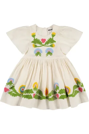 Molo Vestido De Algodón Bordado