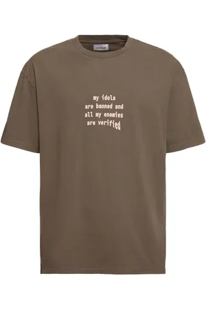 AMISH Camiseta De Algodón Estampado
