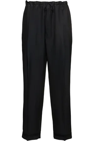 Maison Margiela Pantalones De Lana Y Mohair