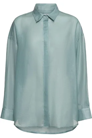 Abadía Camisa Oversize De Organza