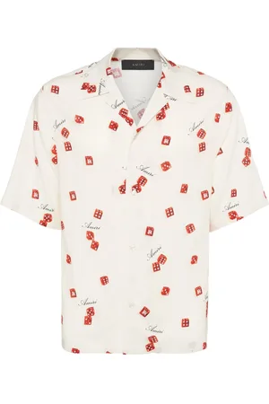 AMIRI Camisa Bowling De Viscosa Estampada