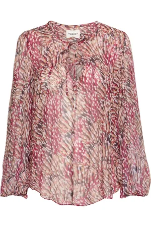 Marant Etoile Camisa De Viscosa Estampada