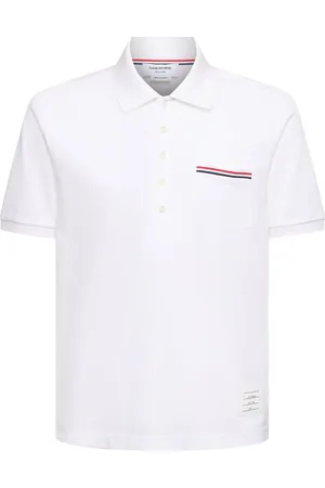 Thom Browne Polo De Algodón Piqué