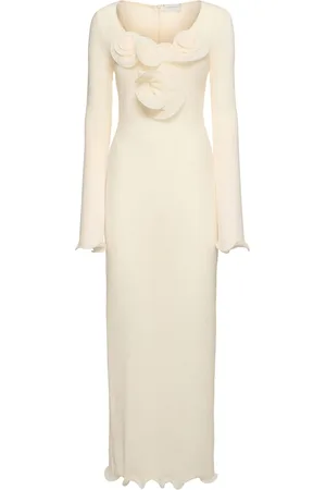 MAGDA BUTRYM Vestido Largo Con Rosa