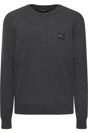 Dolce & Gabbana Suéter De Lana Y Cashmere Con Logo