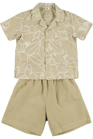 Il gufo Shorts Y Camisa De Algodón
