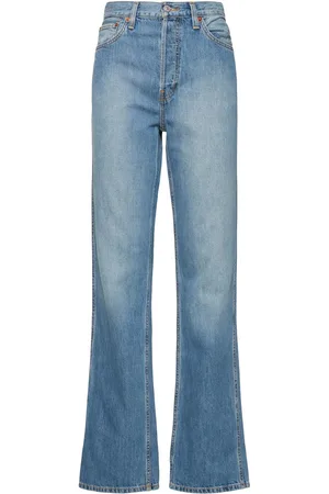 RE/DONE Jeans Loose Fit Con Cintura Alta