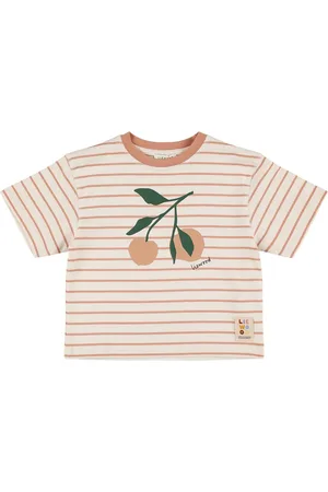 Liewood Camiseta De Jersey De Algodón A Rayas