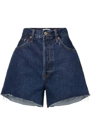 RE/DONE Shorts De Denim De Algodón
