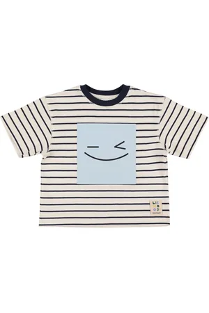 Liewood Camiseta De Jersey De Algodón A Rayas